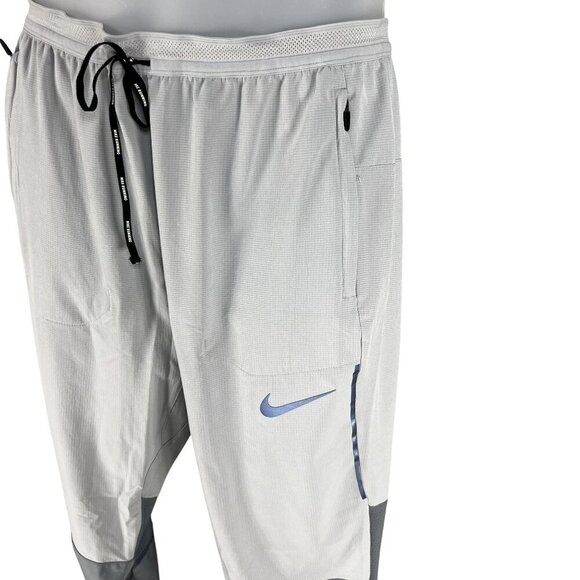 Nike Men L Dri-Fit Swift Slim Fit Reflective Jogger Pants Gray Gorpcore Athletic - Picture 9 of 16